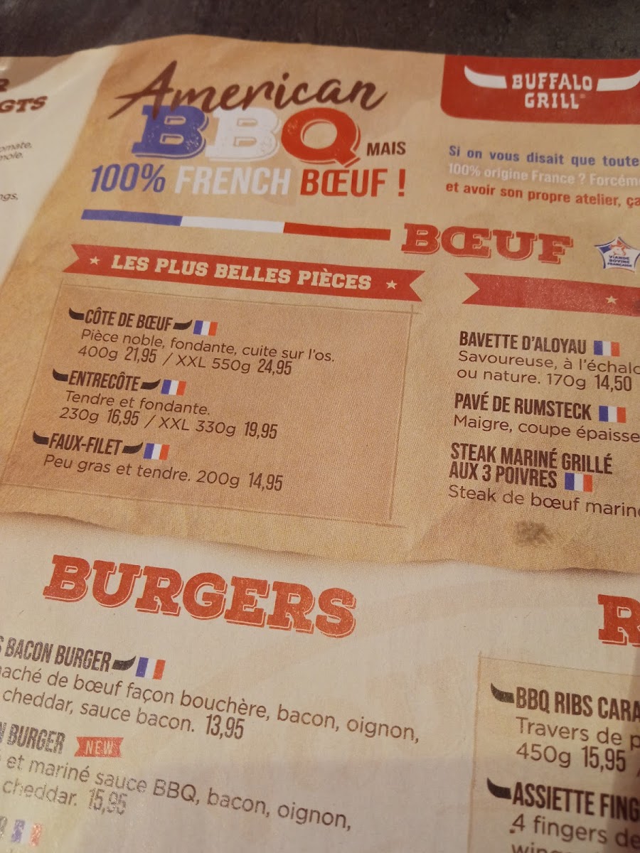 Menu Buffalo Grill Cernay-10