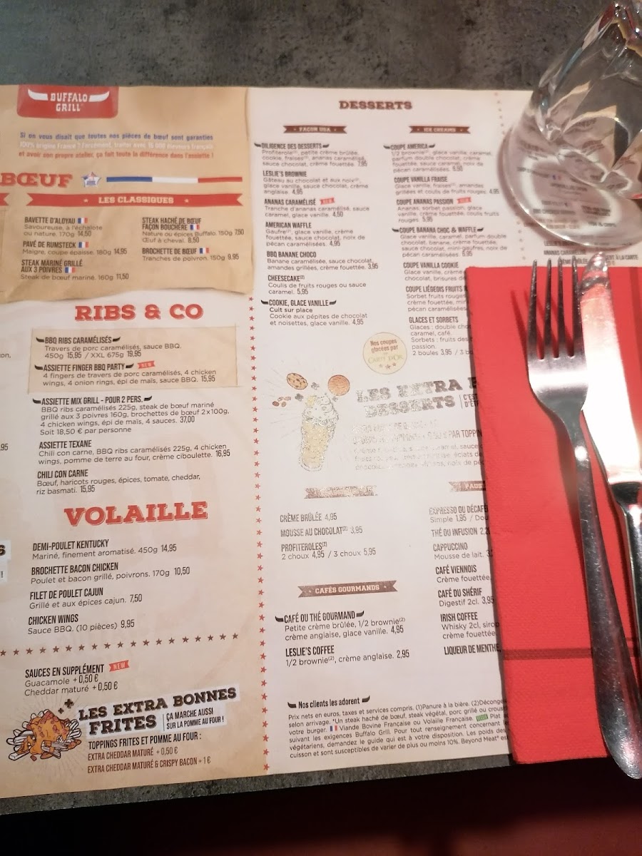 Menu Buffalo Grill Choisey-10