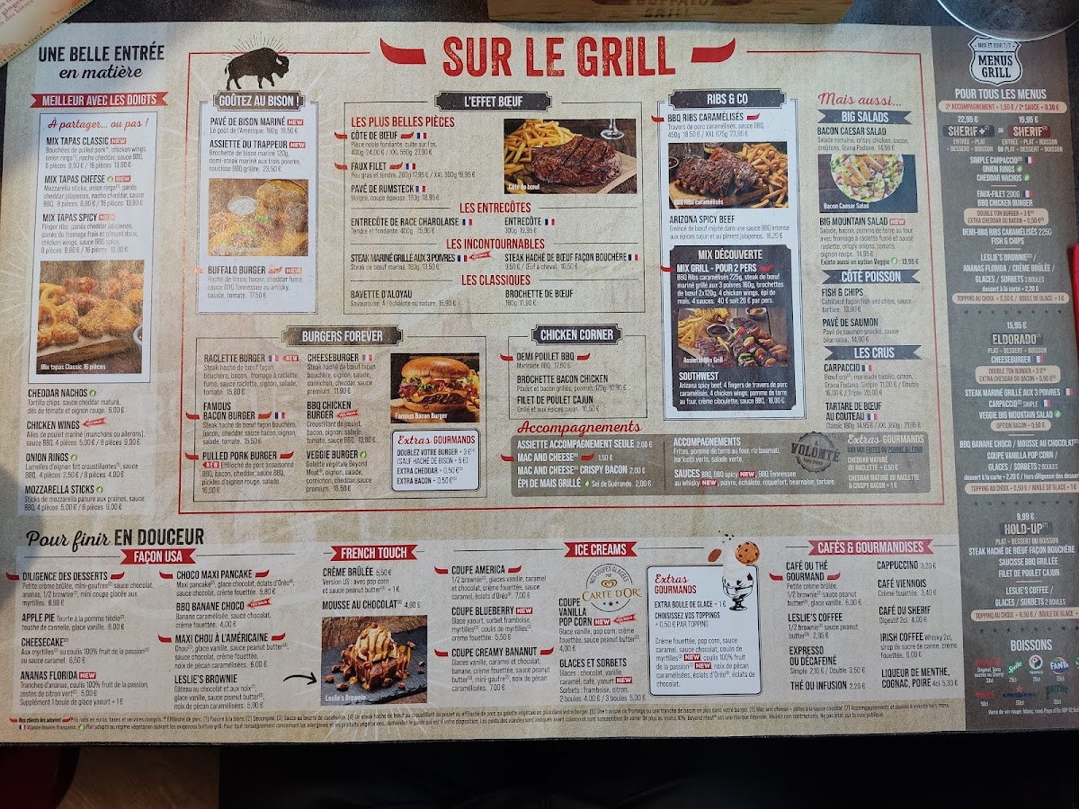 Menu Buffalo Grill Choisey-7