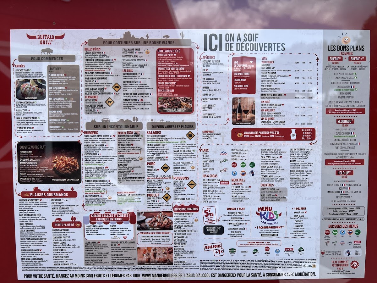 Menu Buffalo Grill Cholet-5