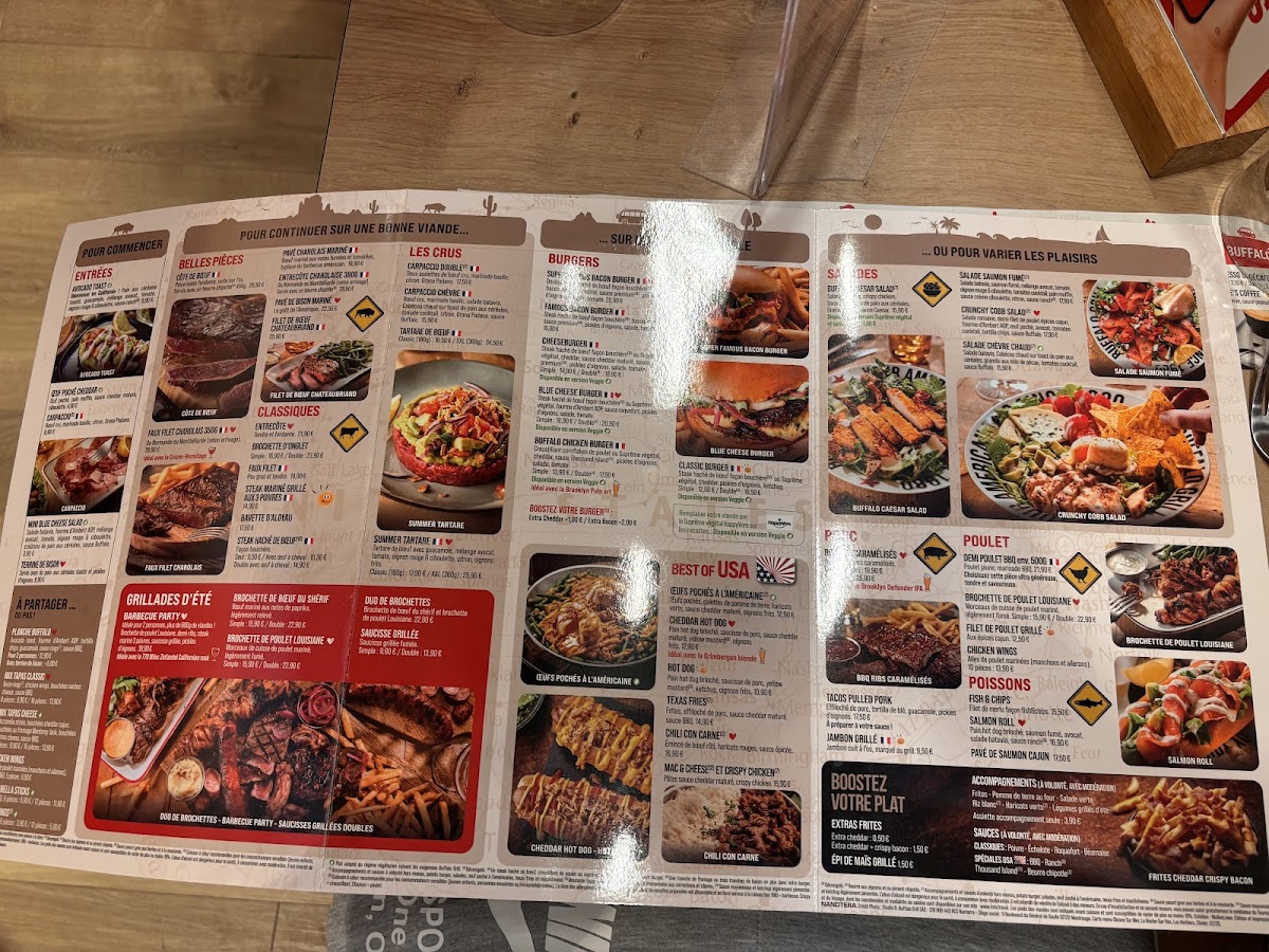 Menu Buffalo Grill Cholet-9