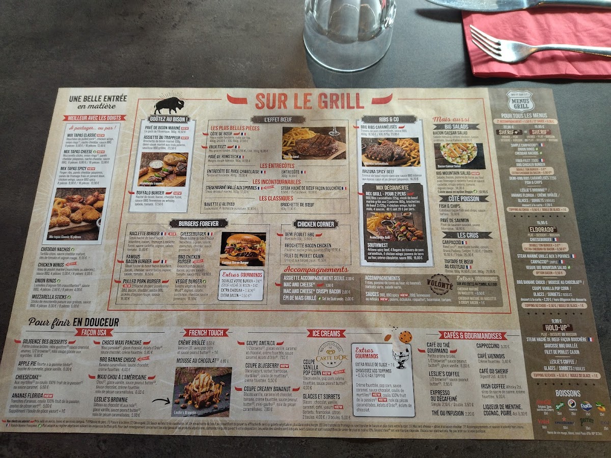 Menu Buffalo Grill Étampes-5