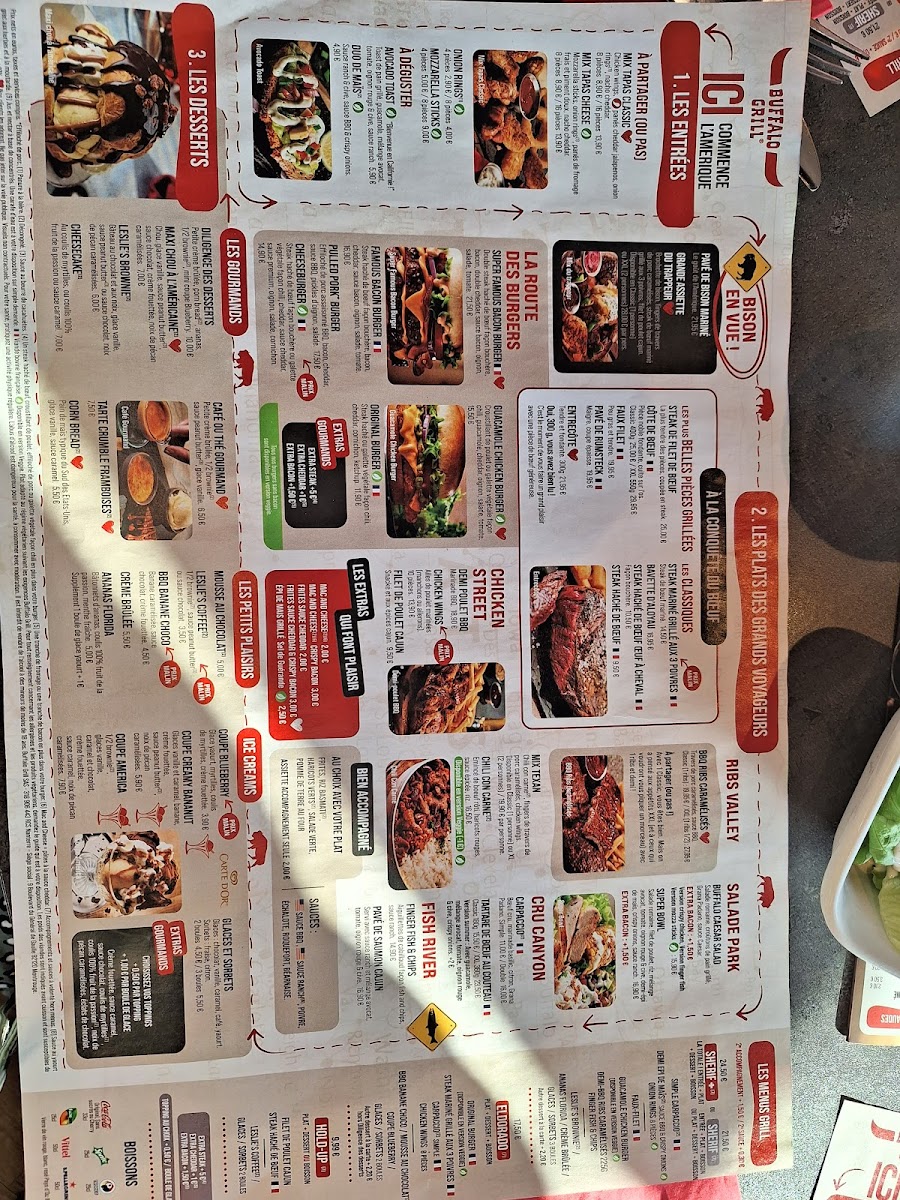 Menu Buffalo Grill Étampes-6