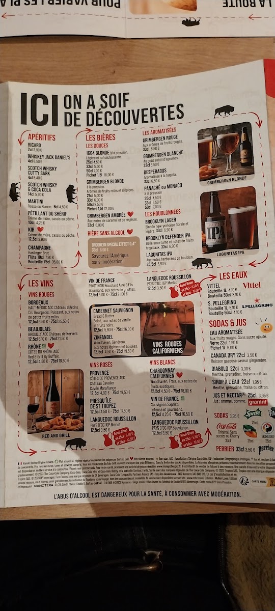 Menu Buffalo Grill Guilers-7