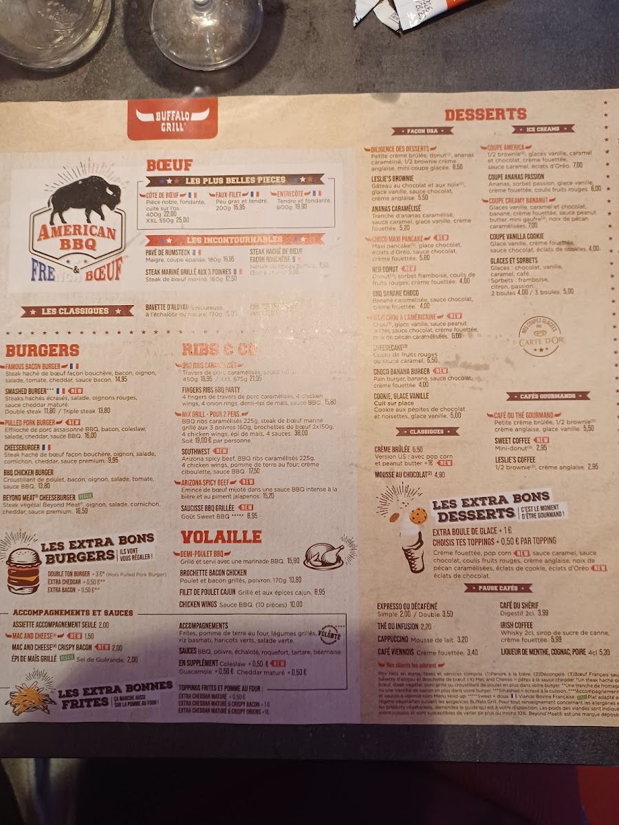 Menu Buffalo Grill Millau-6