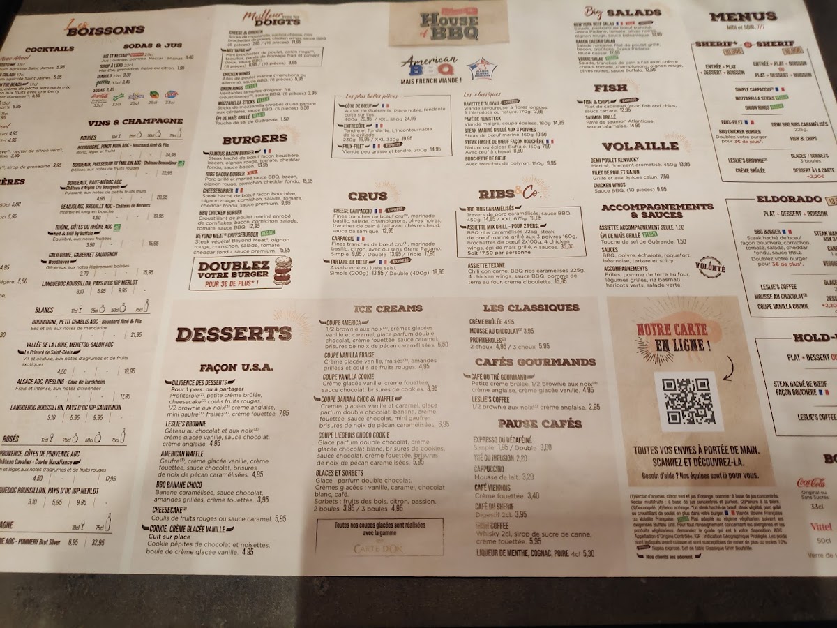 Menu Buffalo Grill Millau-7