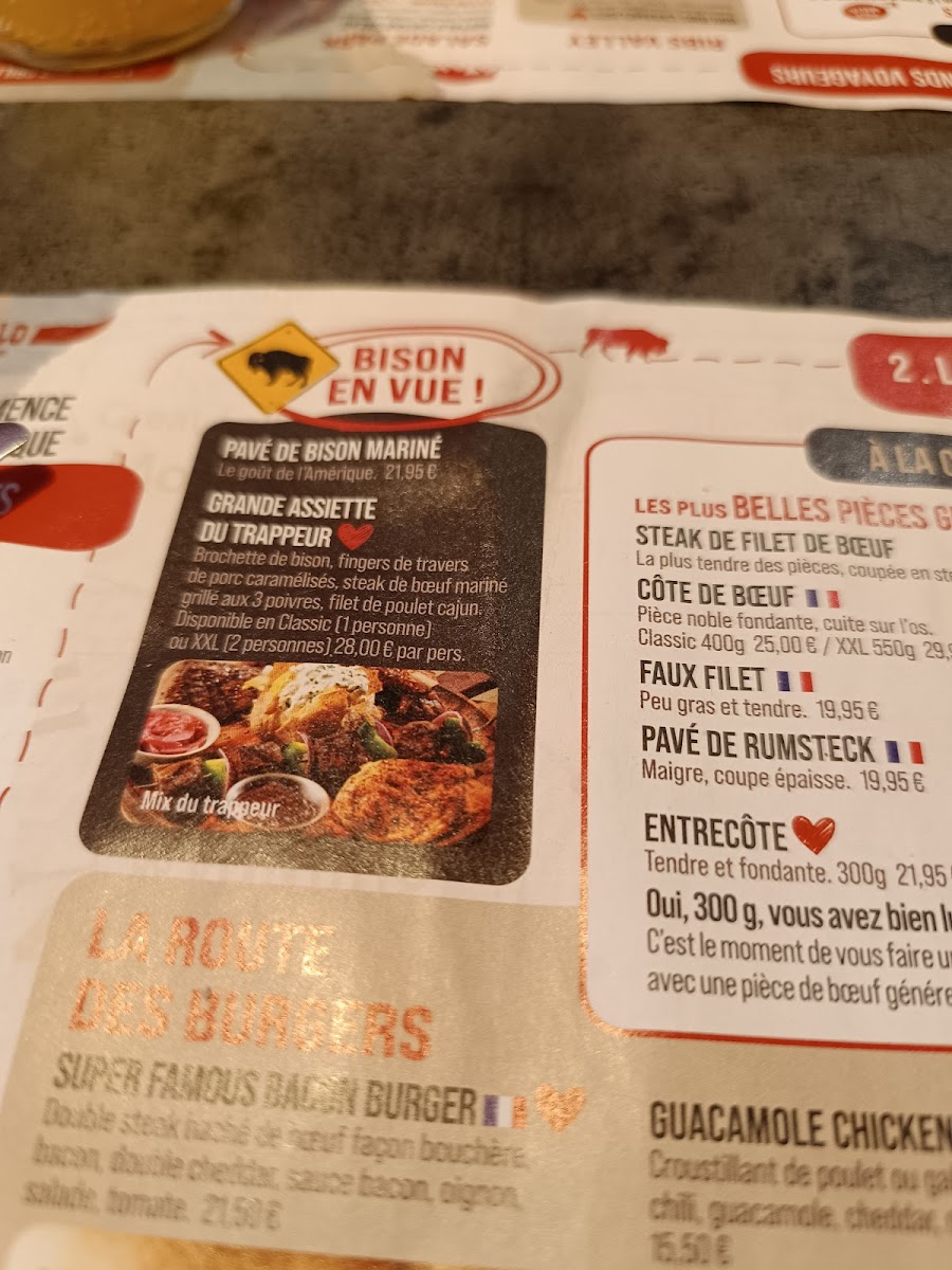 Menu Buffalo Grill Millau-9