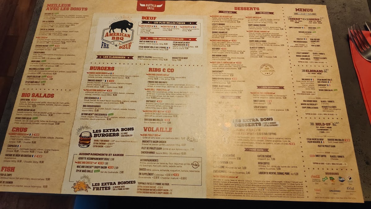 Menu Buffalo Grill Ramonville-Saint-Agne-8