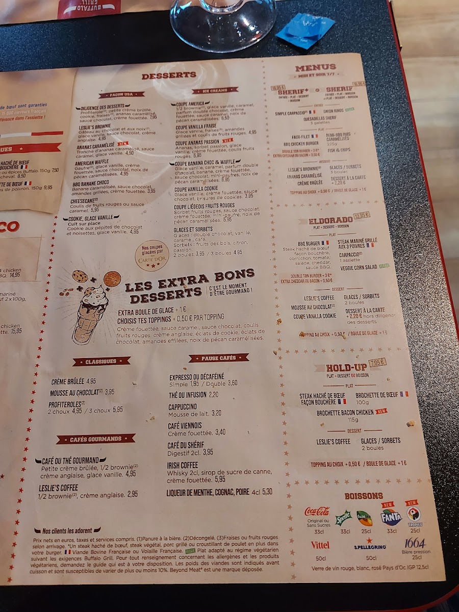 Menu Buffalo Grill Saint Maximin-10