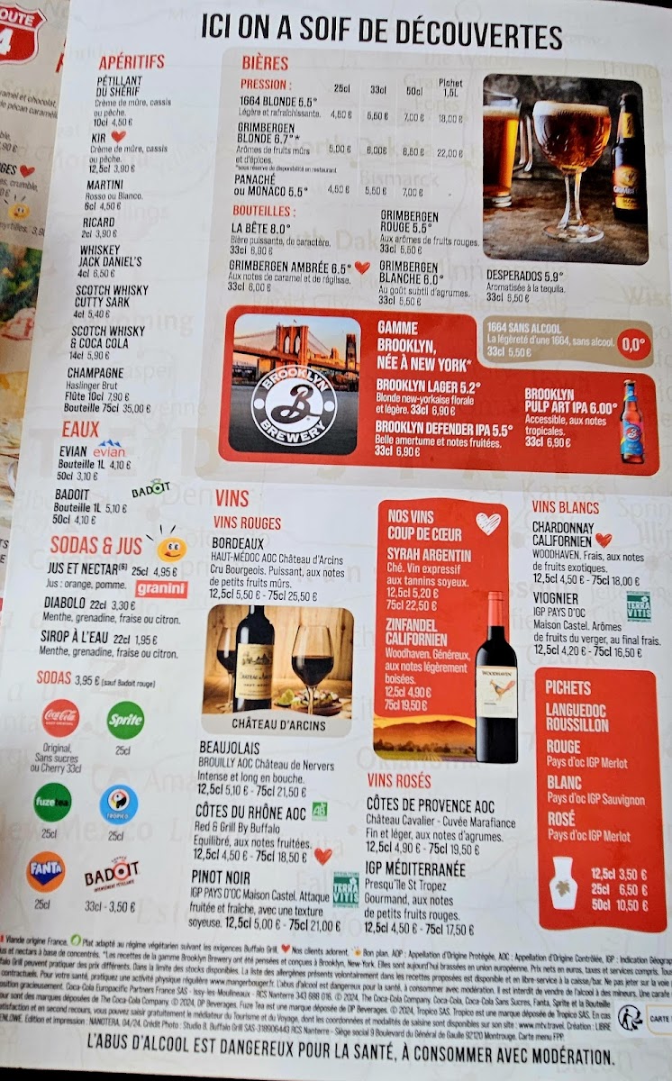 Menu Buffalo Grill Saint Maximin-6