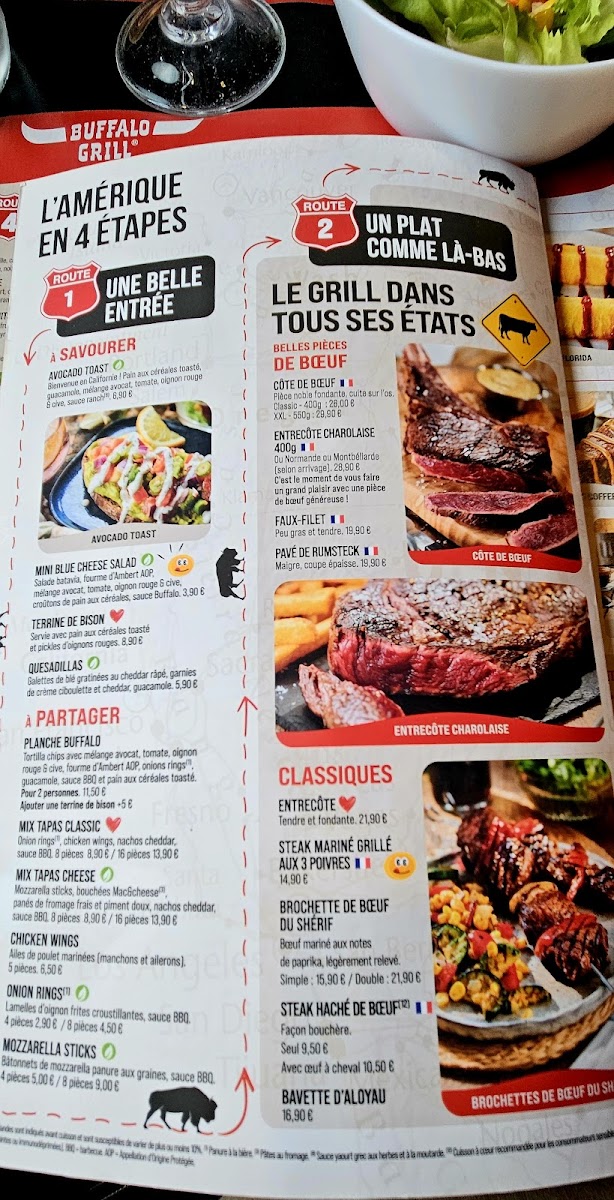 Menu Buffalo Grill Saint Maximin-7