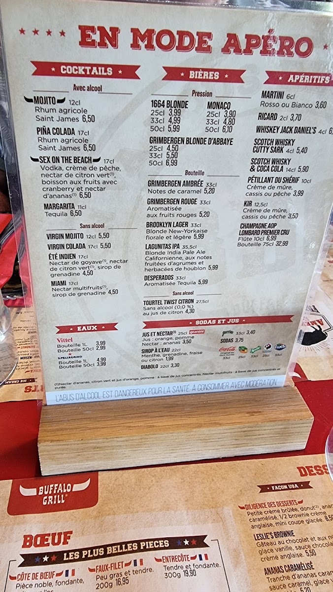 Menu Buffalo Grill Saint Paul Les Dax-9
