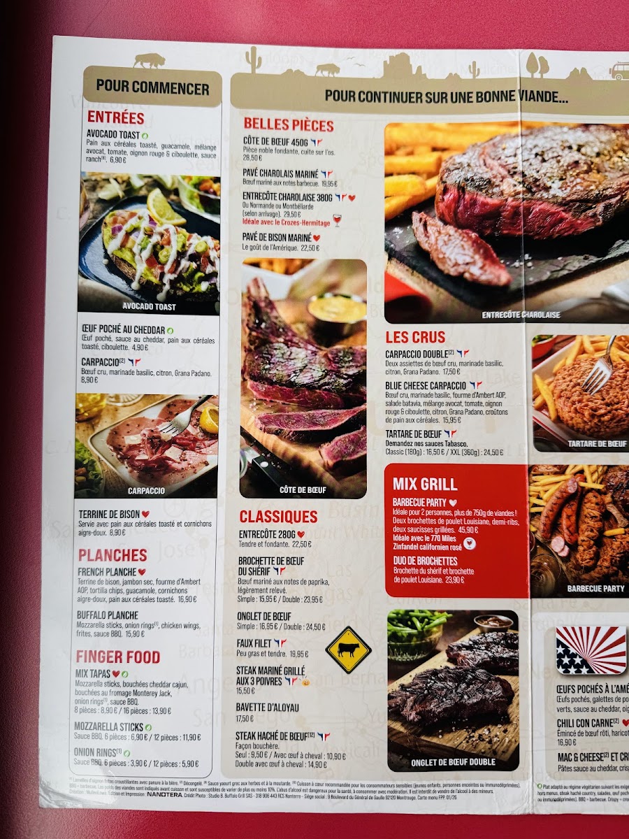 Menu Buffalo Grill Savigny Sur Orge-9