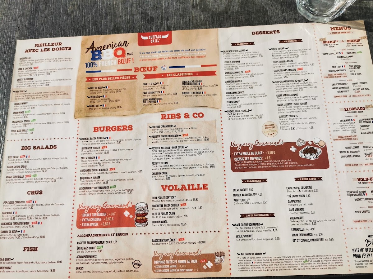 Menu Buffalo Grill Voiron-7