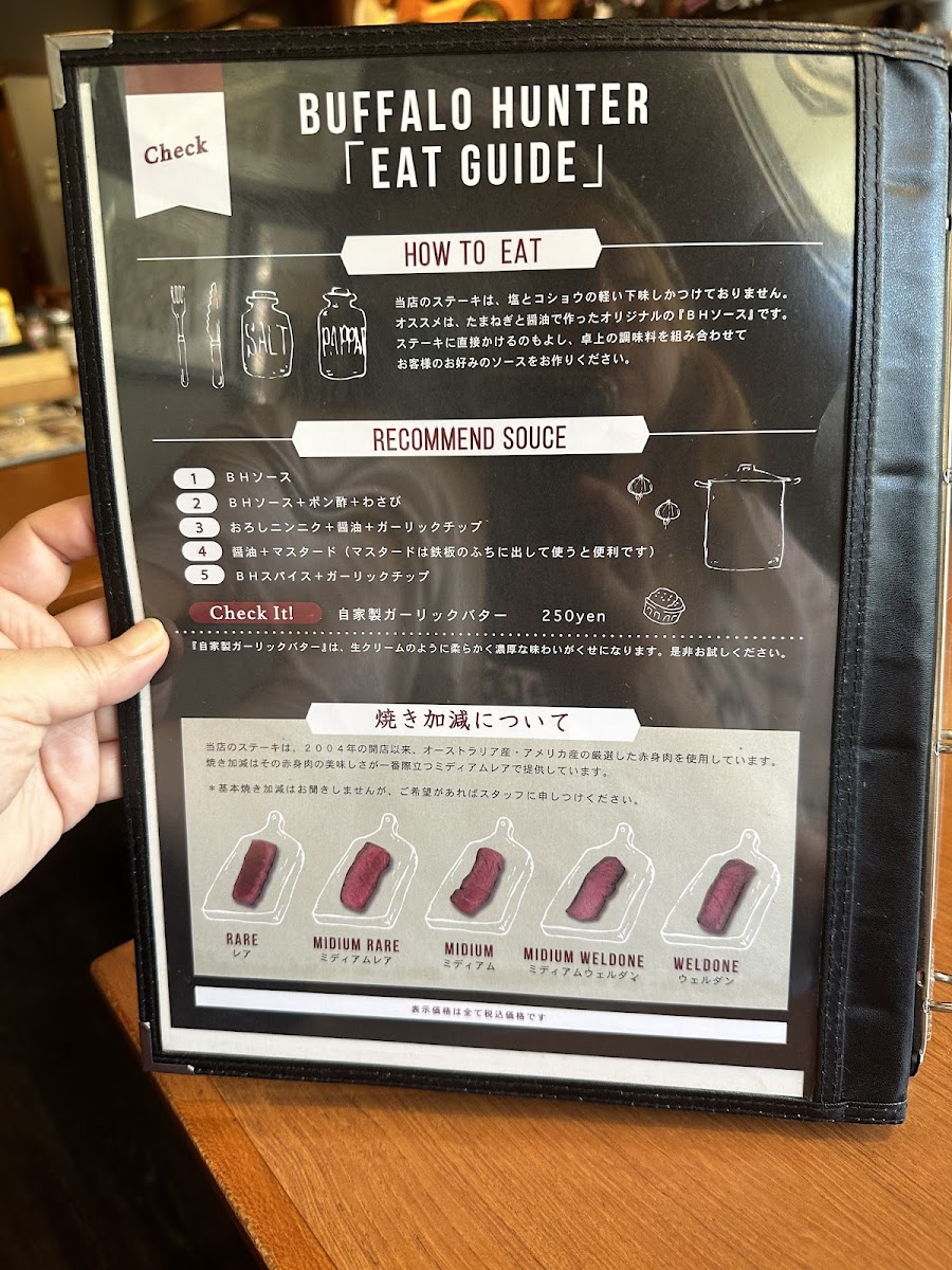 Menu Buffalo Hunter-10