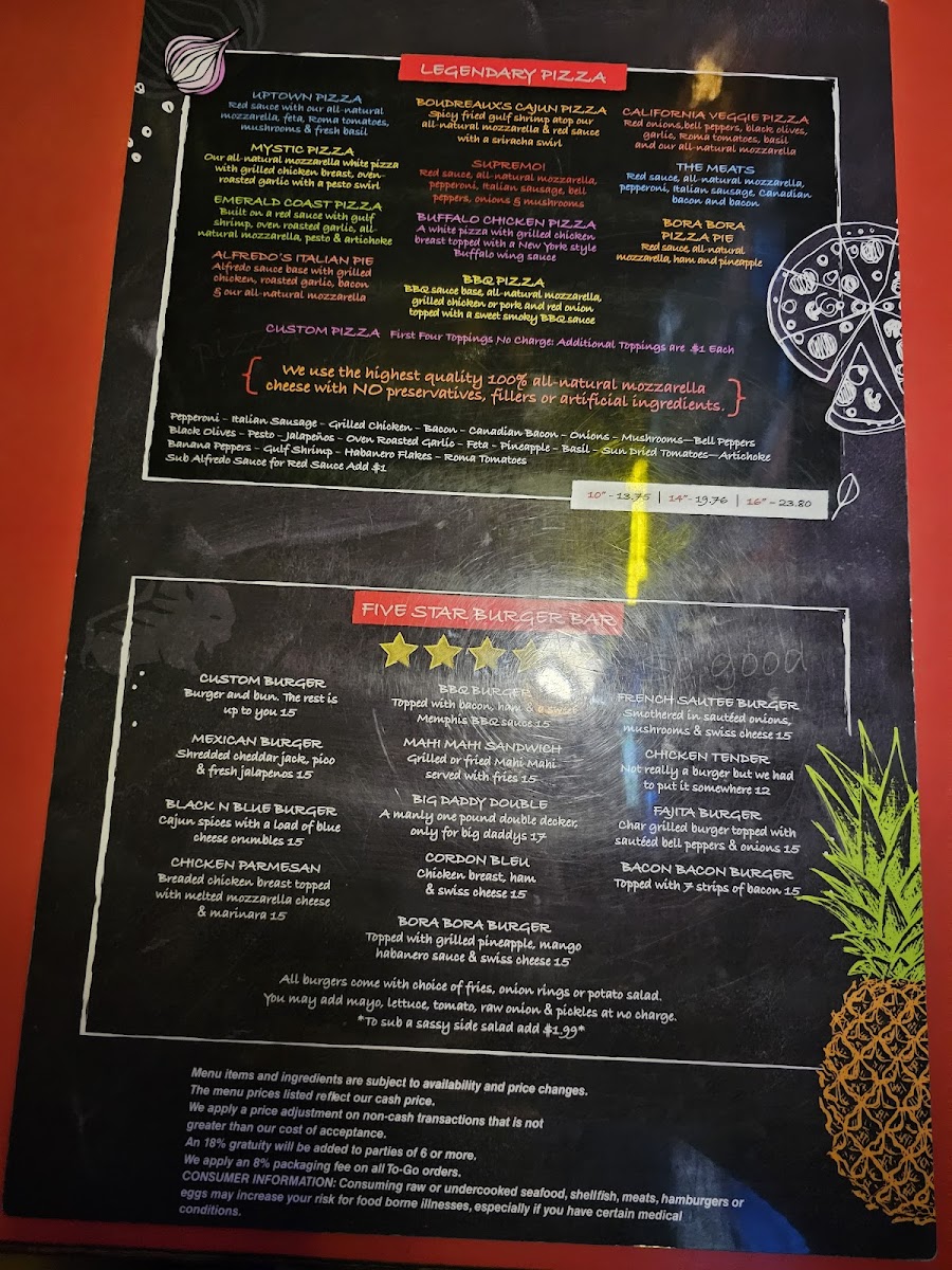 Menu Buffalo Jack's Legendary Wings & Pizza-6