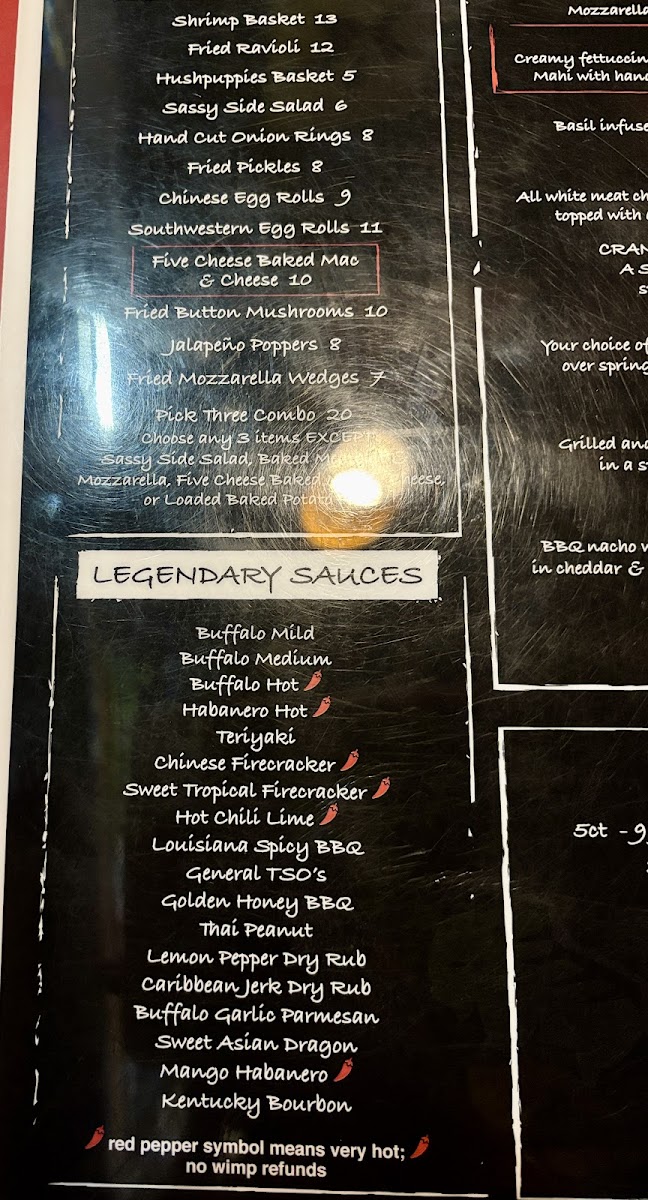 Menu Buffalo Jack's Legendary Wings & Pizza-7