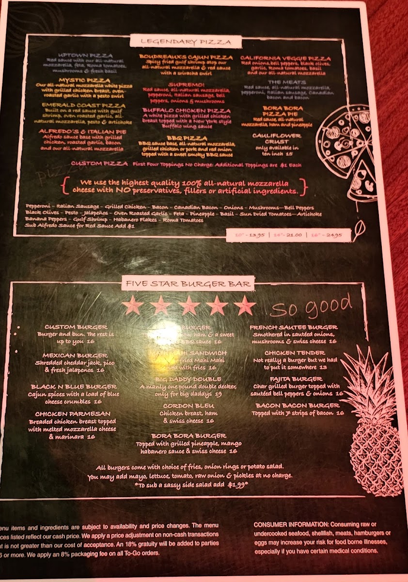 Menu Buffalo Jack's Legendary Wings & Pizza-8