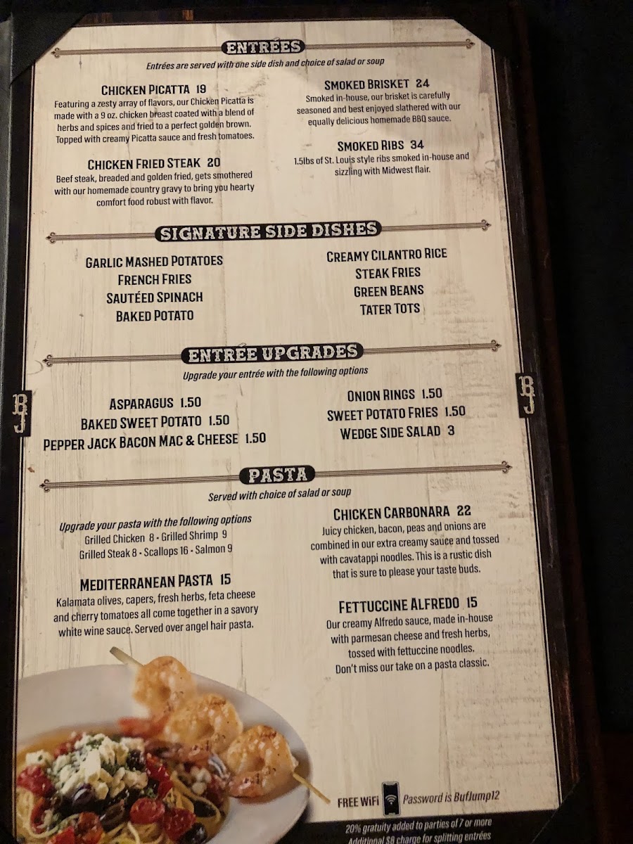 Menu Buffalo Jump Steakhouse-4