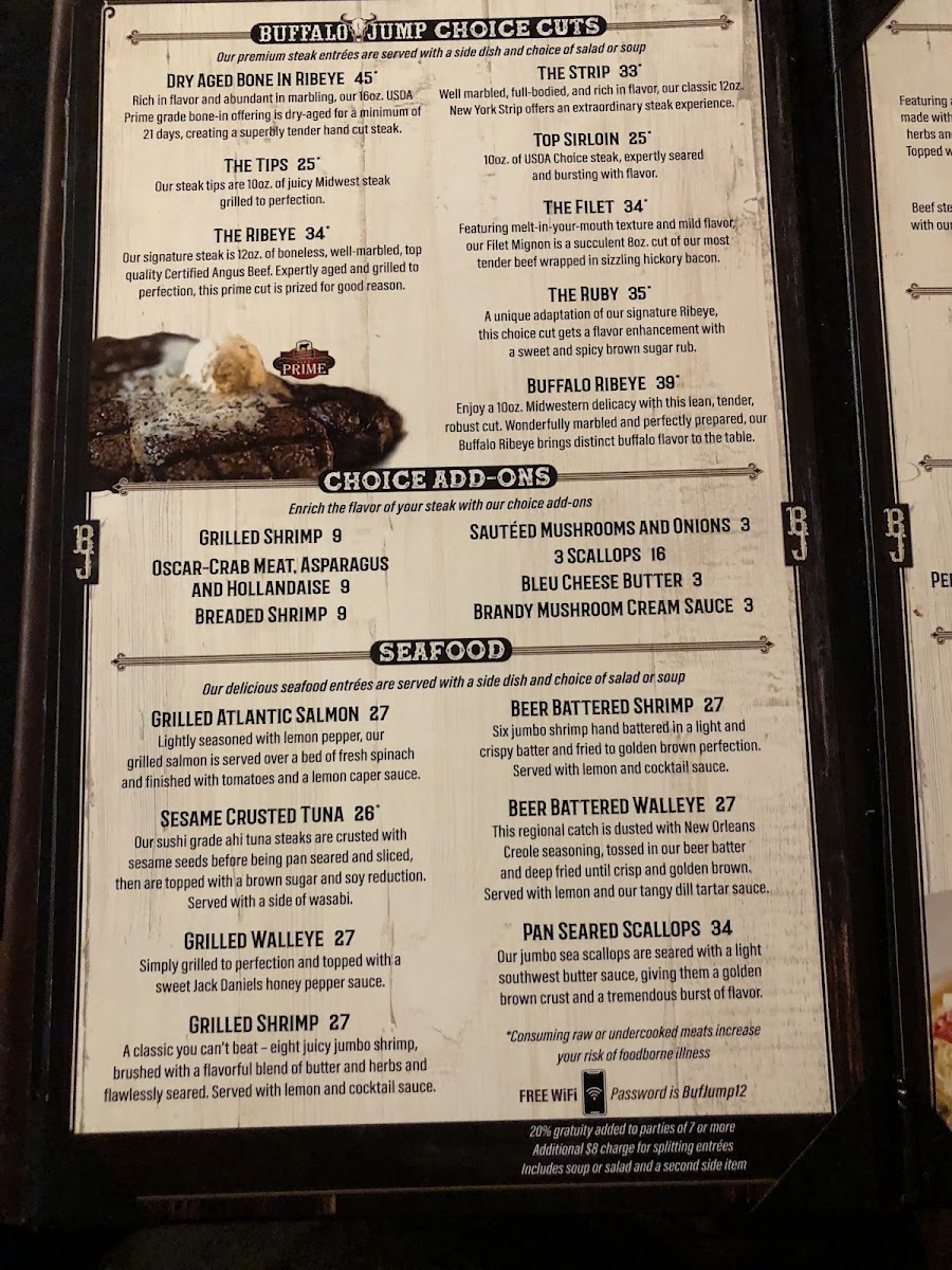 Menu Buffalo Jump Steakhouse-6