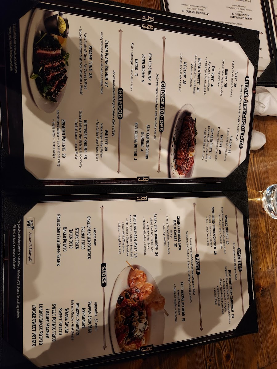 Menu Buffalo Jump Steakhouse-9