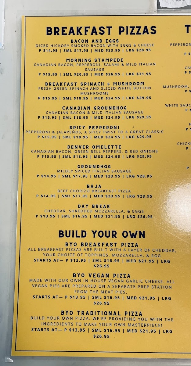 Menu Buffalo Pizza & Ice Cream Co-4