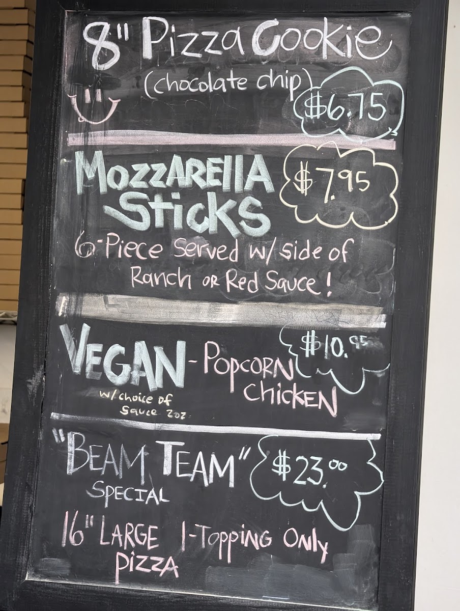 Menu Buffalo Pizza & Ice Cream Co-7