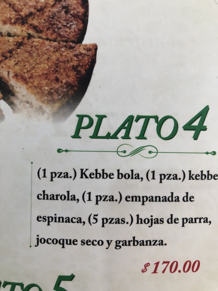 Menu Buffet Libanés Biblos Y Dulcería-10