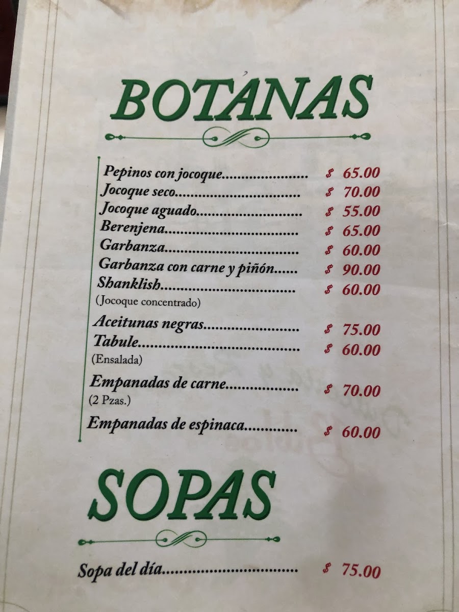 Menu Buffet Libanés Biblos Y Dulcería-2