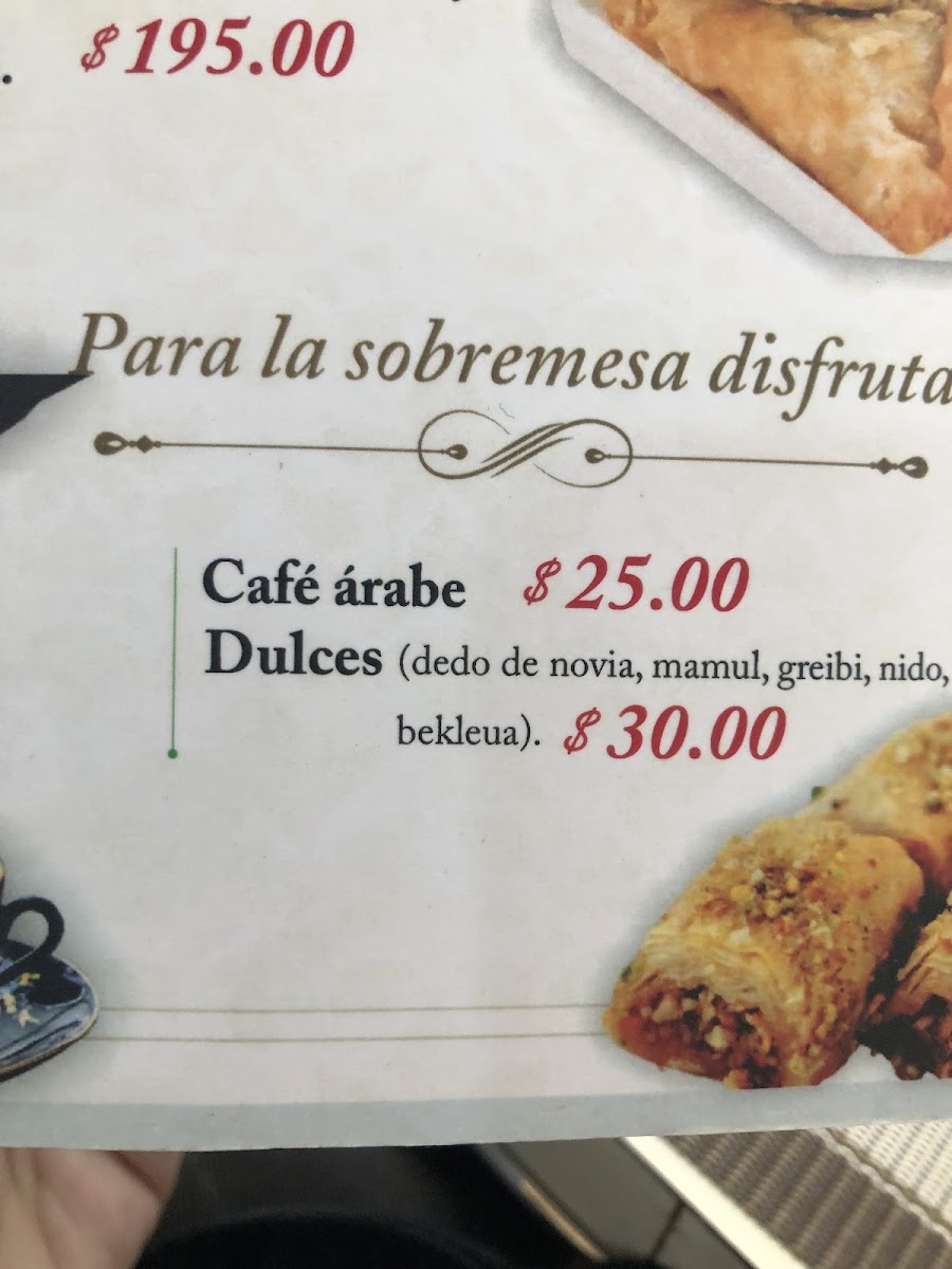 Menu Buffet Libanés Biblos Y Dulcería-7