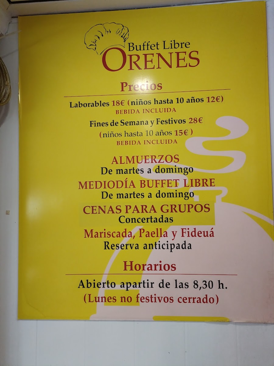 Menu Buffet Libre Orenes-4