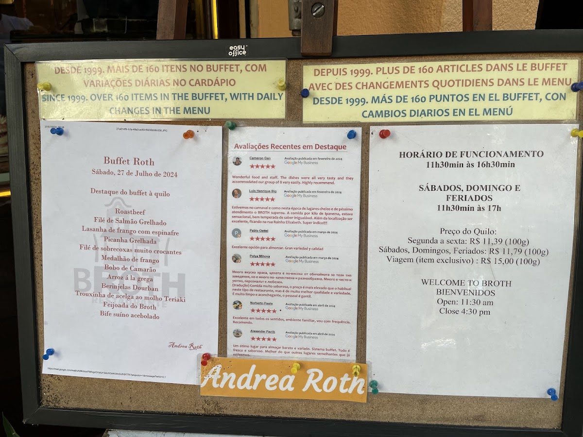 Menu Buffet Roth - Broth-1
