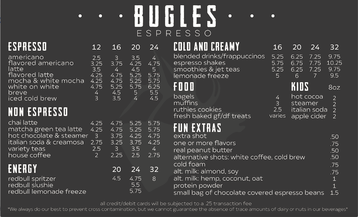 Menu Bugles Espresso-1