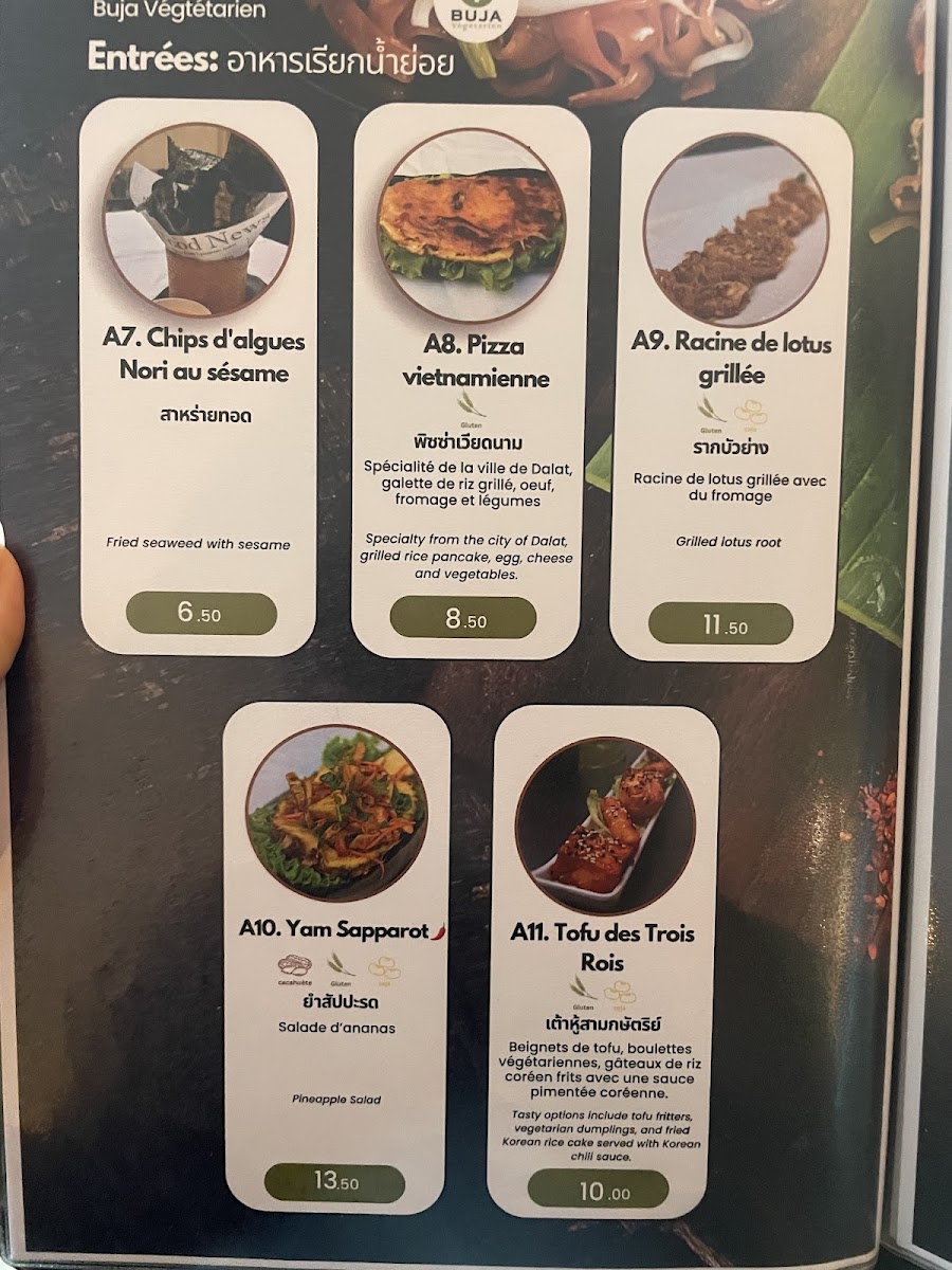 Menu Buja Végétarien-5