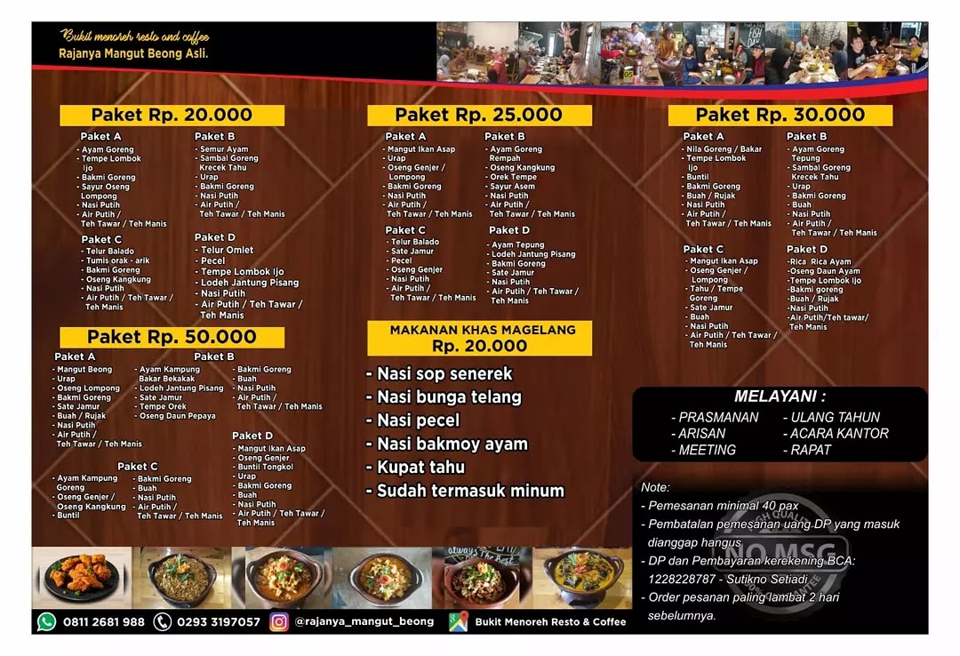Menu Bukit Menoreh Resto & Coffee-2