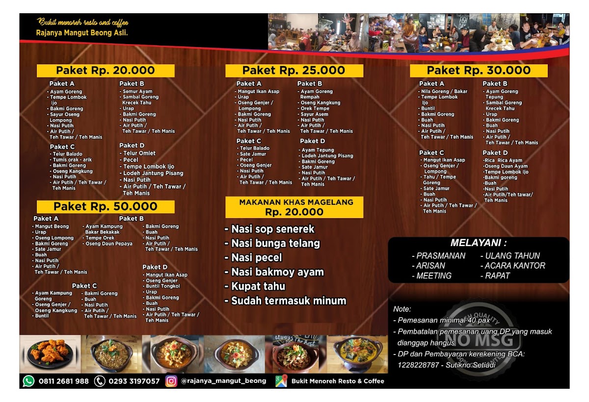 Menu Bukit Menoreh Resto & Coffee-3