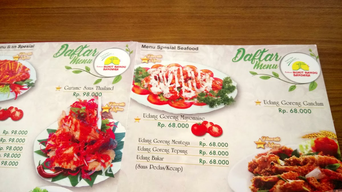 Menu Bukit Randu Bandara-3