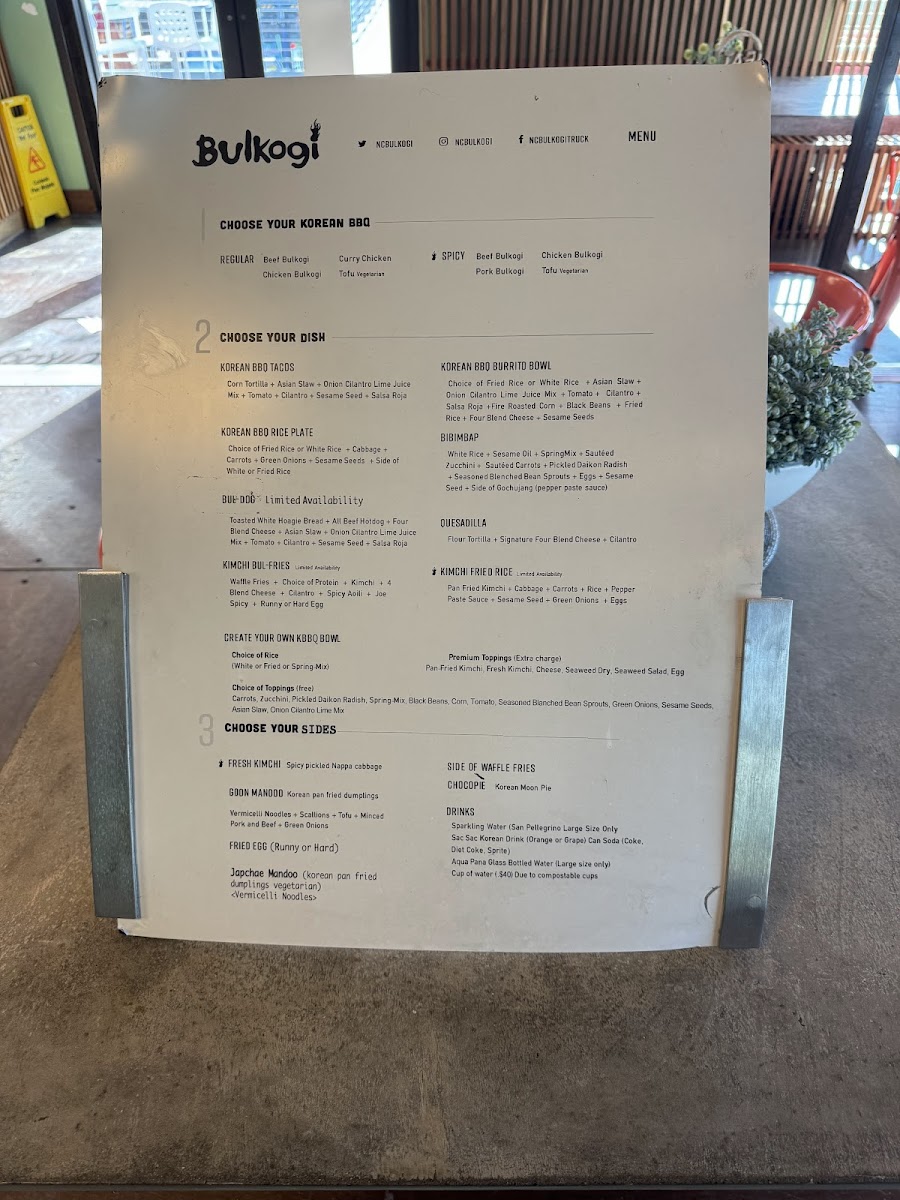 Menu Bulkogi @ The Boxyard-2