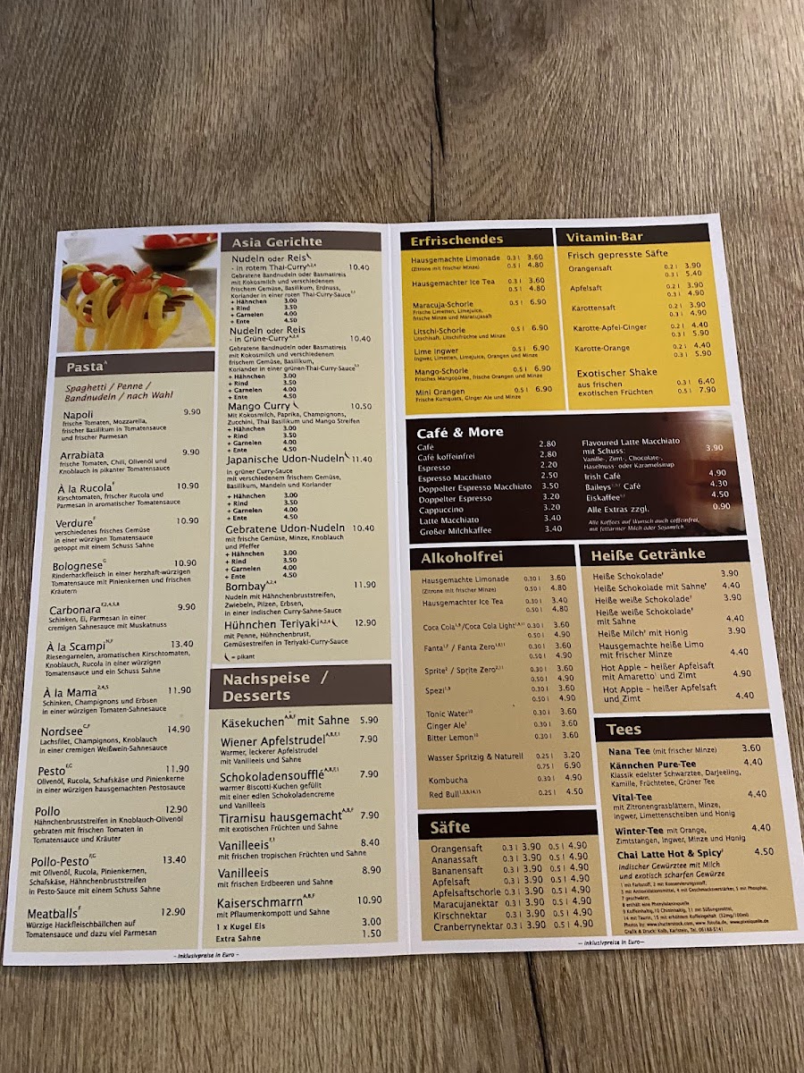 Menu Bull & Bear Restaurant & Sportsbar-1