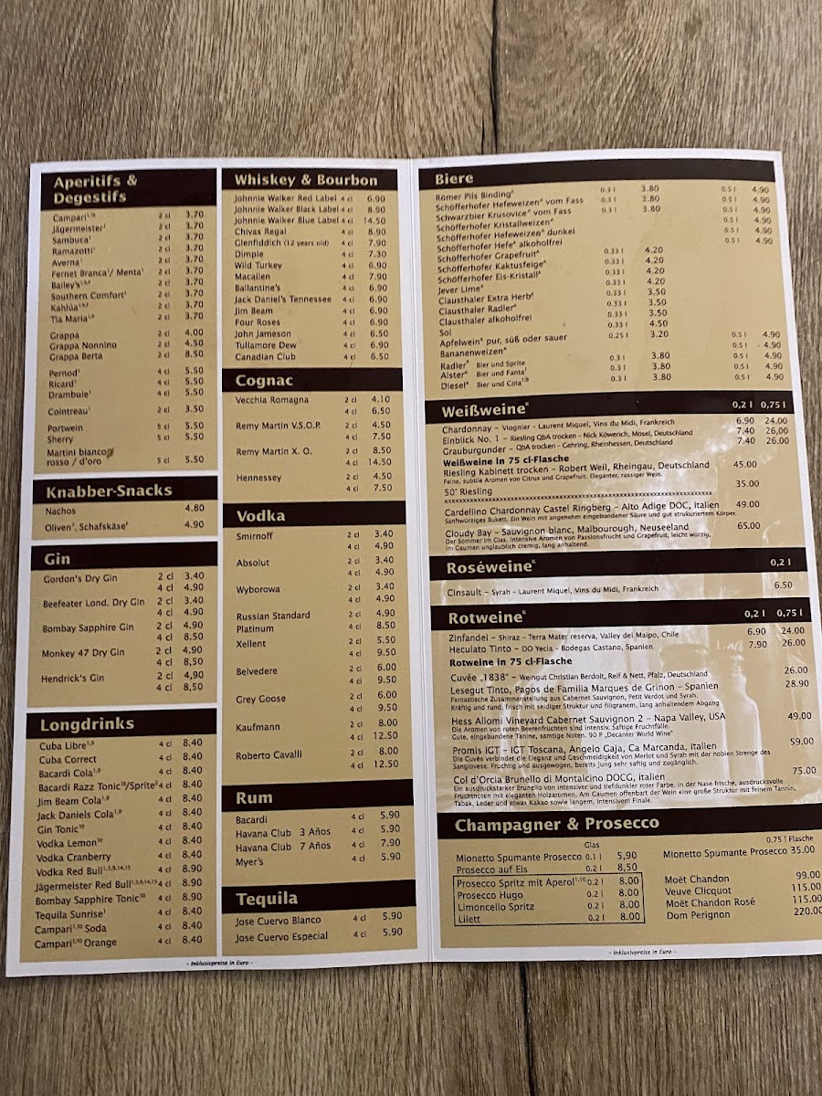 Menu Bull & Bear Restaurant & Sportsbar-3