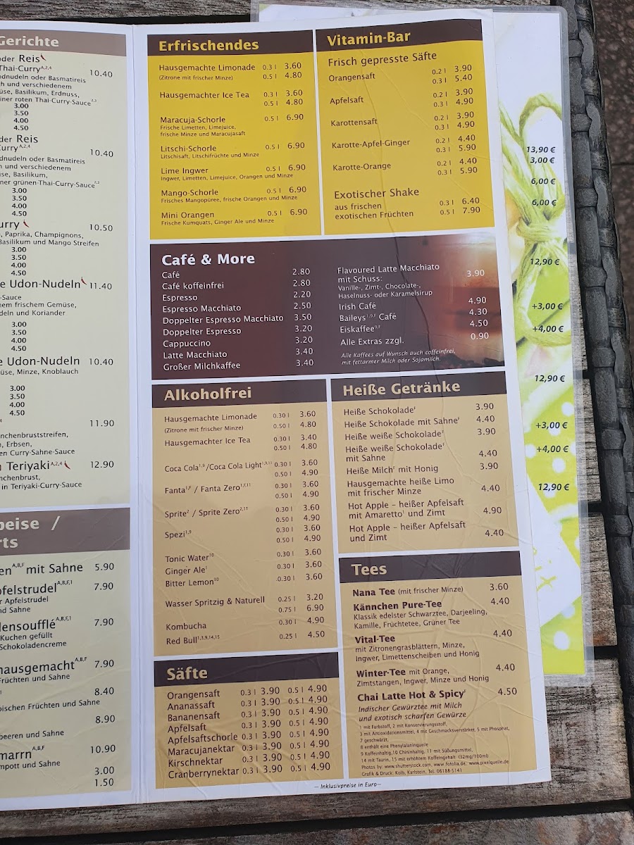 Menu Bull & Bear Restaurant & Sportsbar-8