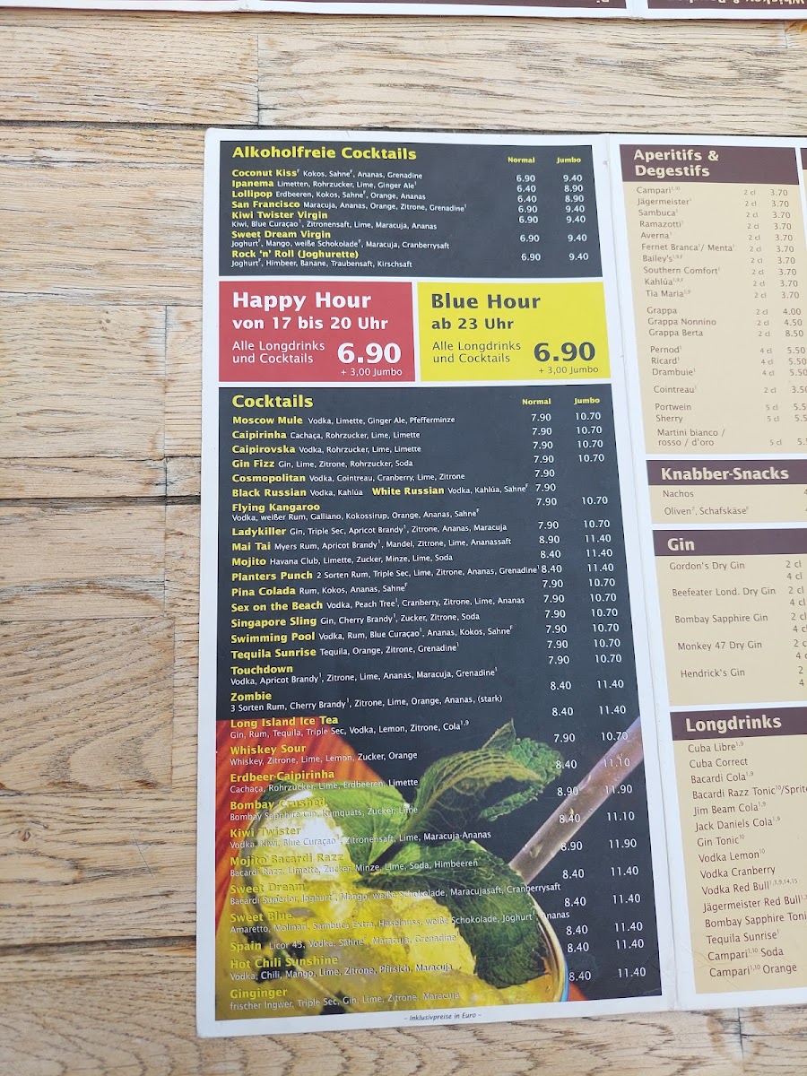 Menu Bull & Bear Restaurant & Sportsbar-9