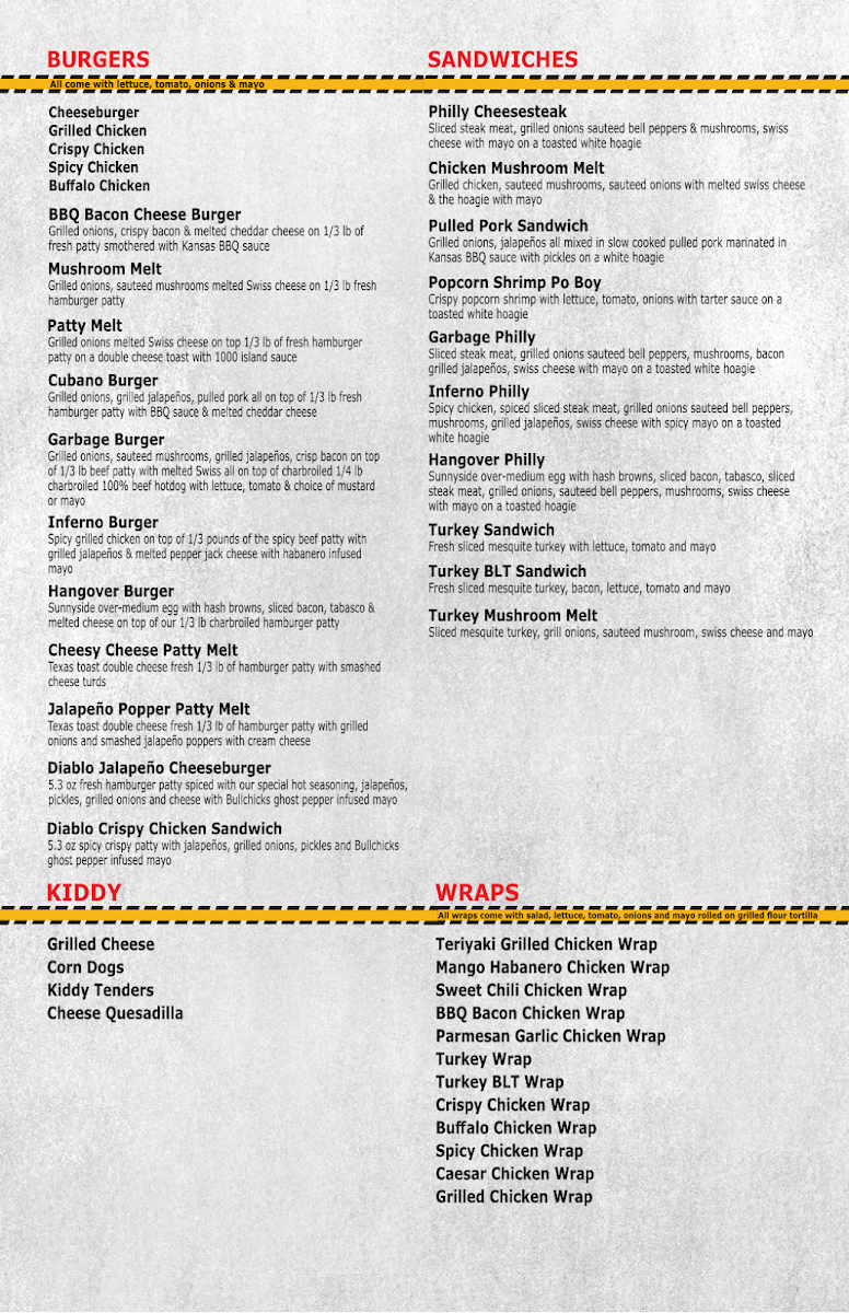 Bullchicks Menu-1