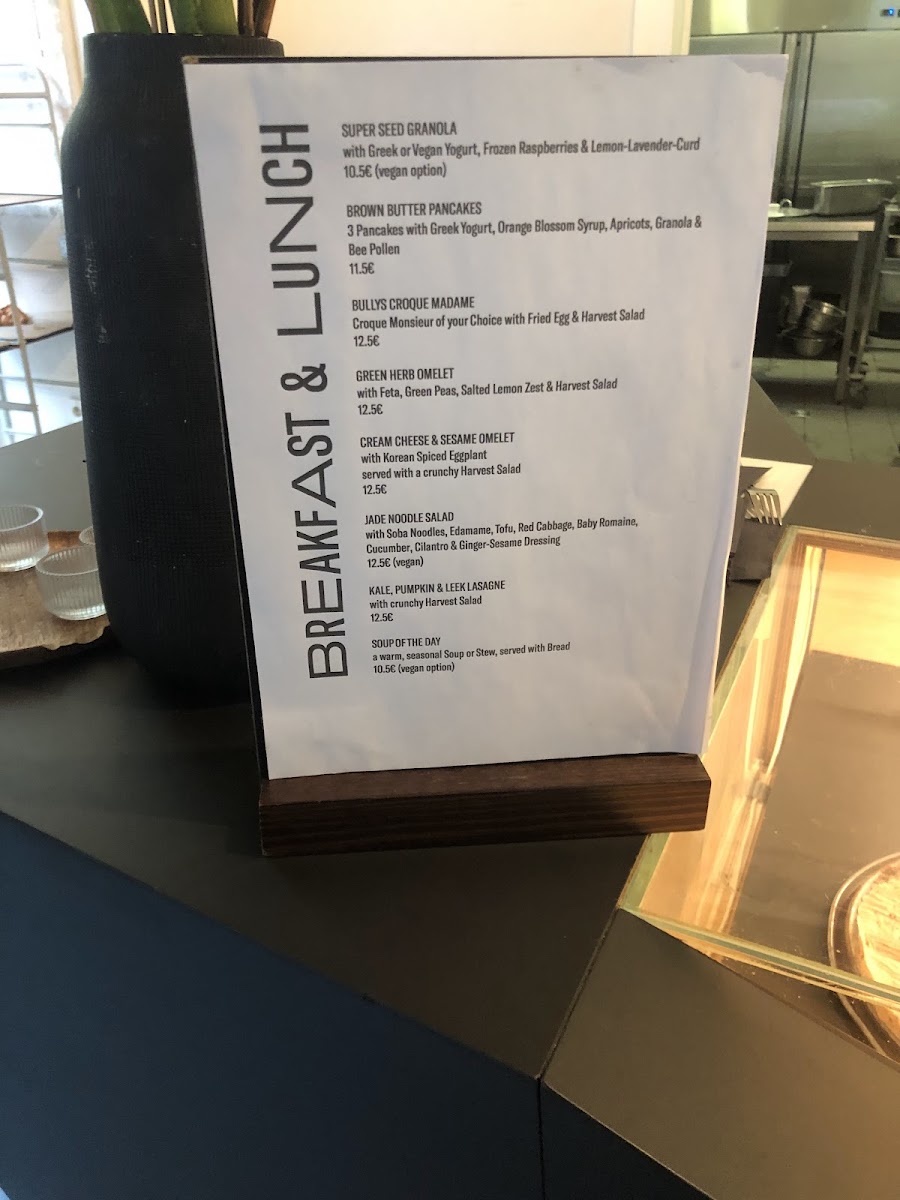 Menu Bully’S Bakery-1