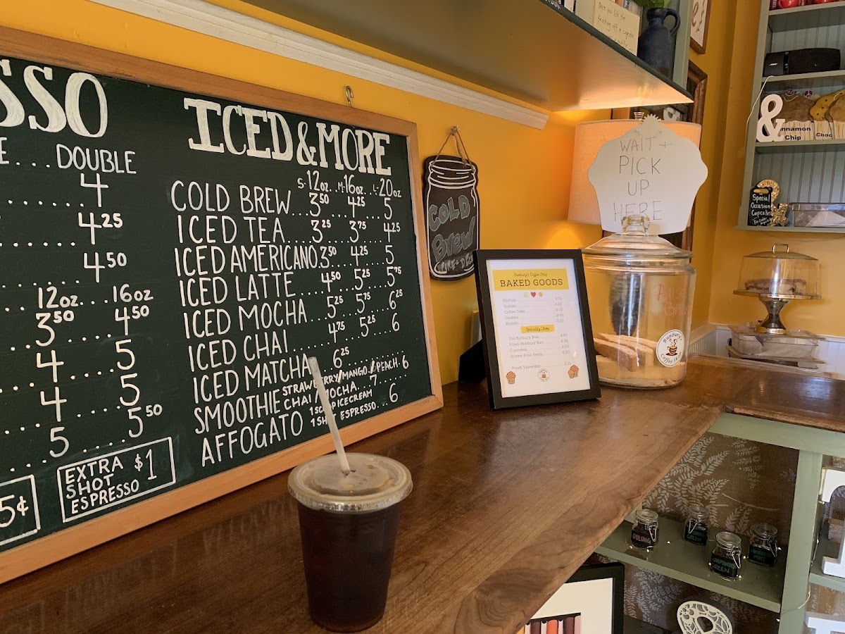 Menu Bunbury's Coffee Shop-8