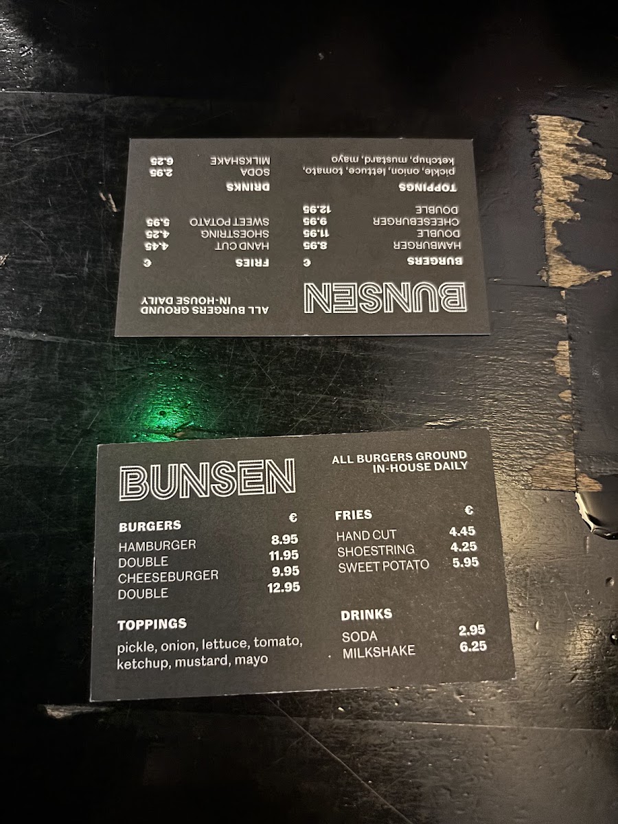 Menu Bunsen Dame Street-10