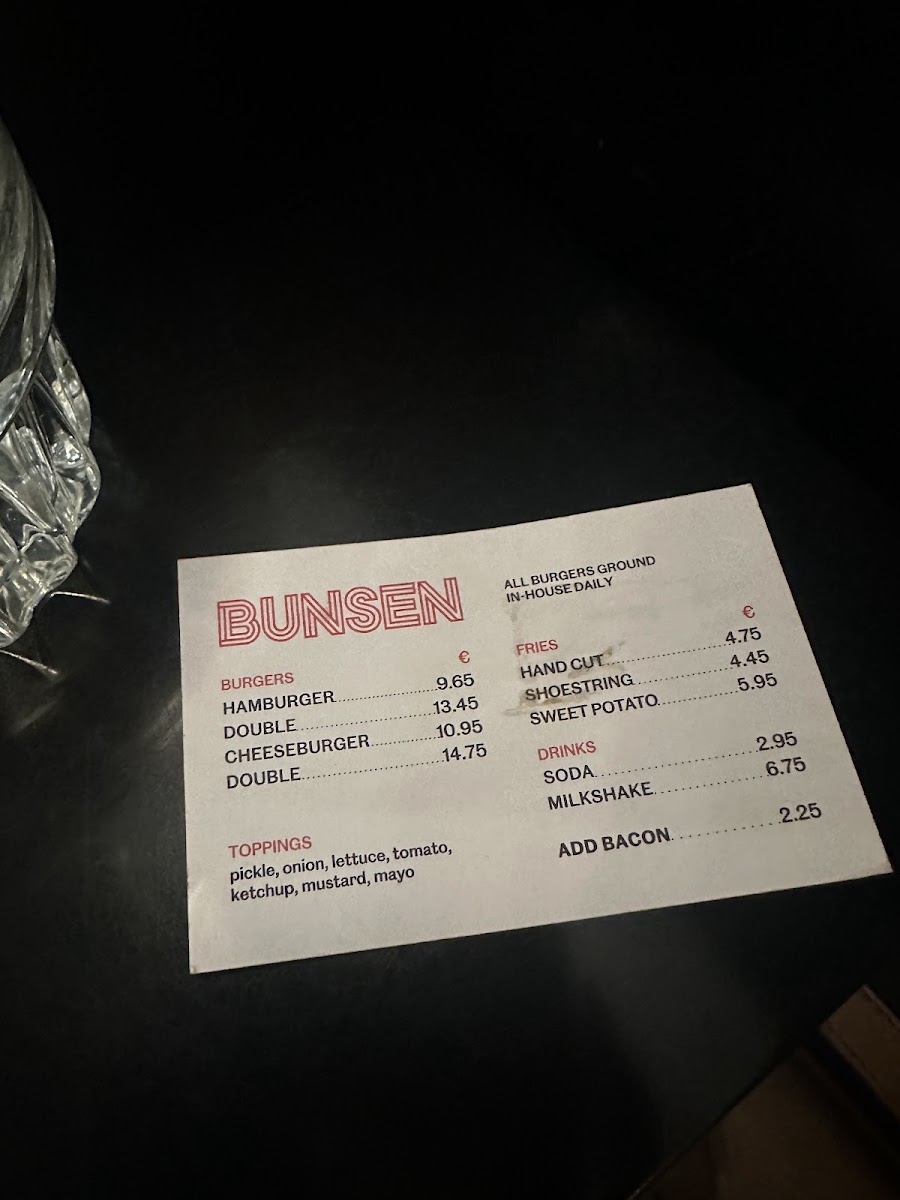 Menu Bunsen Dame Street-2