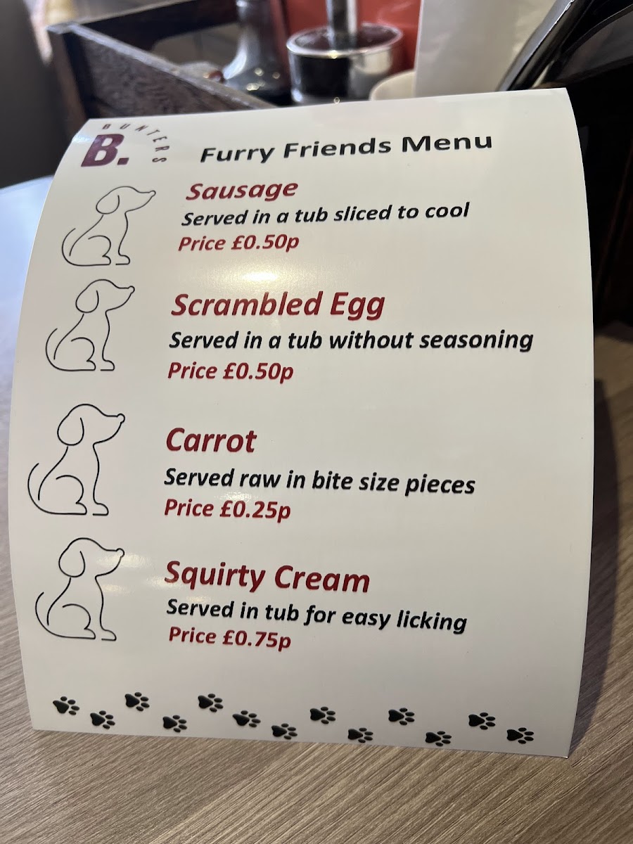 Menu Bunters Cafe & Restaurant-5