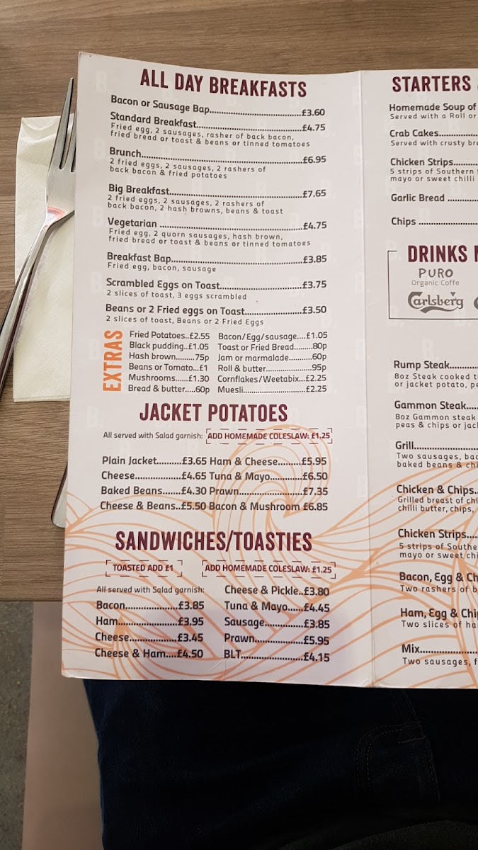 Menu Bunters Cafe & Restaurant-9