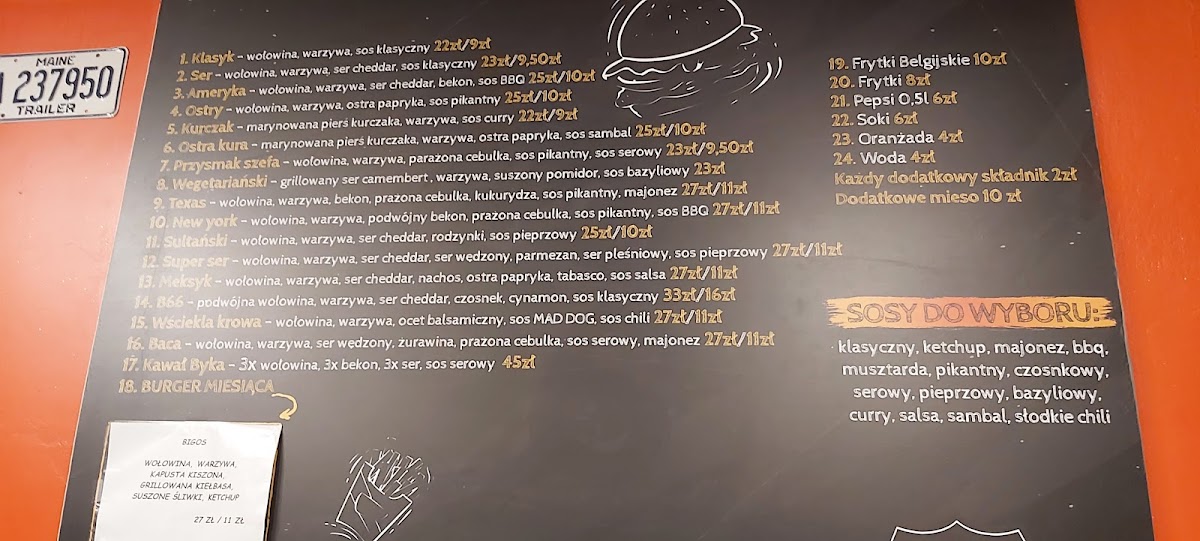 Menu Burger 66-3
